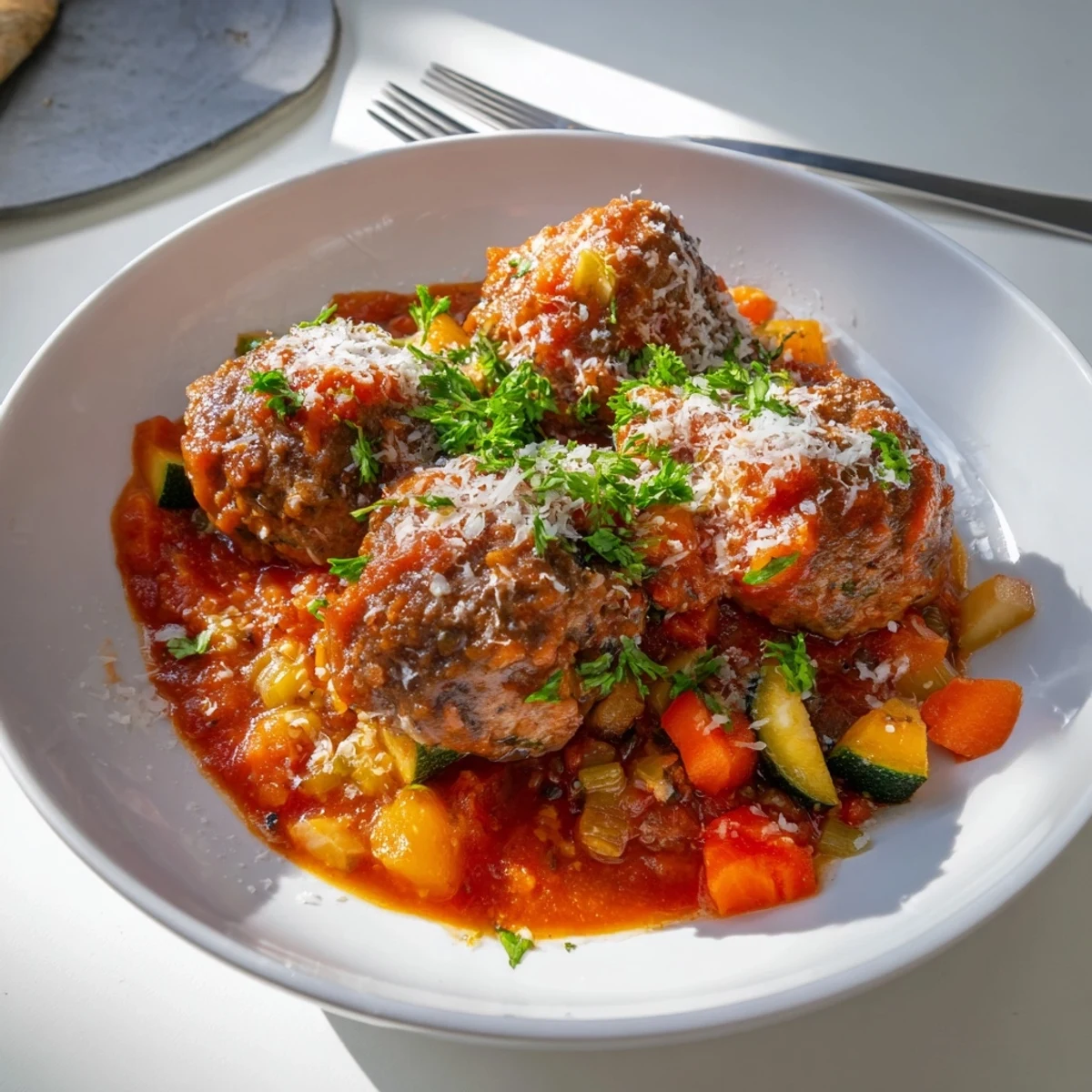 Meatball Skillet mit Gemüse #17